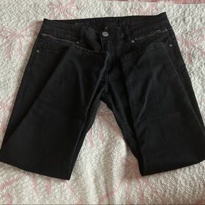 Kut From The Kloth Jeans Womens 10 Black Emma Ankle Skinny Stretch Zip Pockets